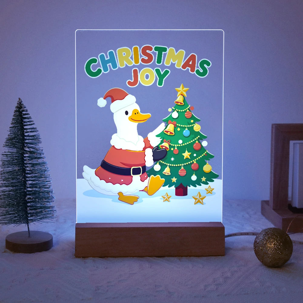 Paint by Numbers - Christmas Light | Santa Duck Decorating the Tree