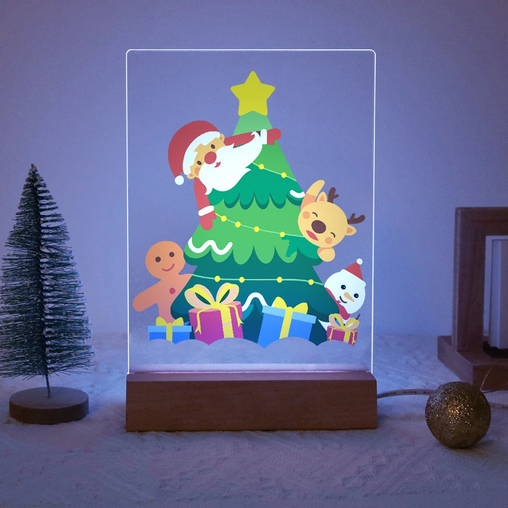 
Paint by Numbers - Christmas Light | Santa Duck Trimming the Tree