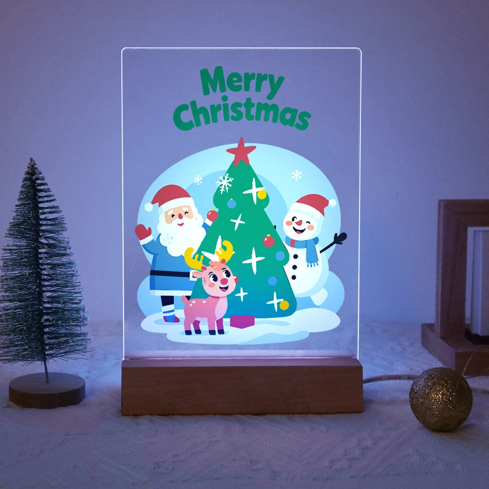 
Paint by Numbers - Christmas Light | Santa and Friends at the Tree