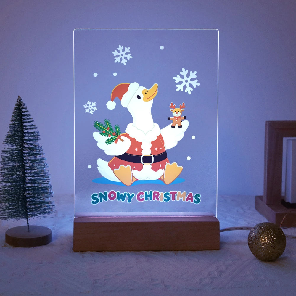 
Paint by Numbers - Christmas Light | Snowy Christmas Duck