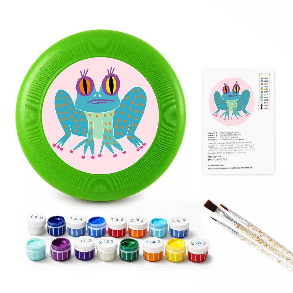 Paint by Numbers - Frisbee | Big Eyed Frog