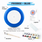 Paint by Numbers - Frisbee | Bullseye Face in Orange