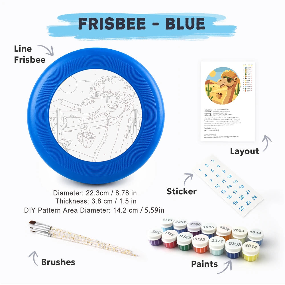
Paint by Numbers - Frisbee | Camel with a Coffee