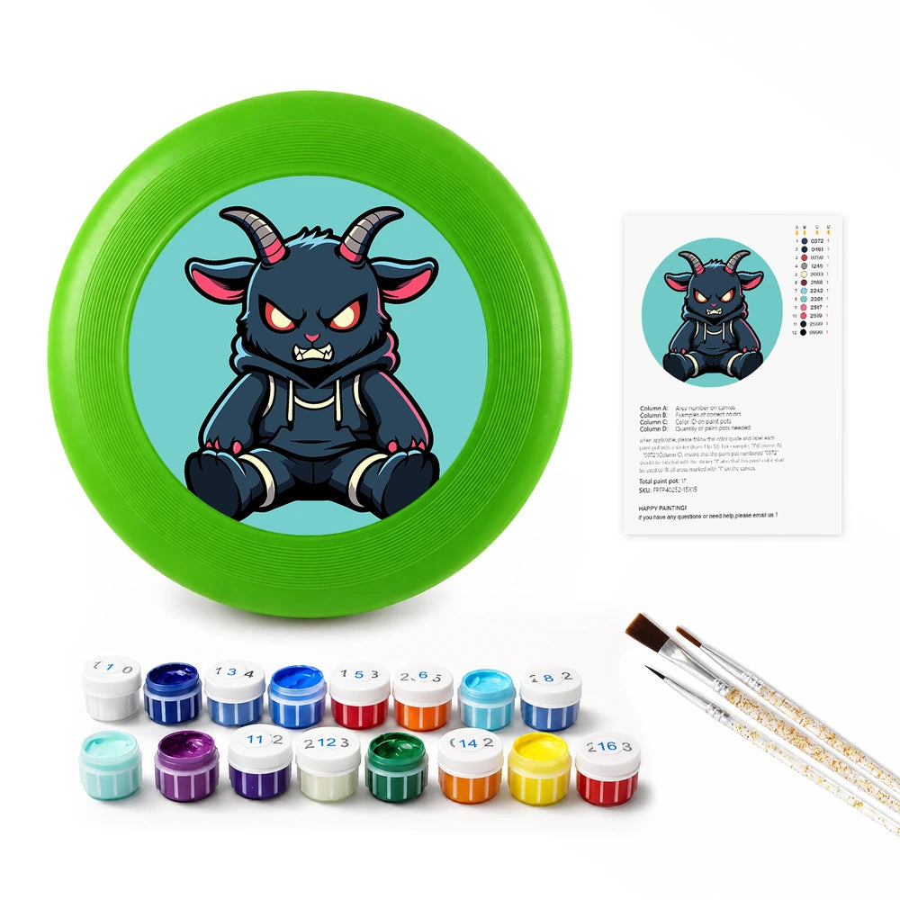 Paint by Numbers - Frisbee | Dark Goat Character
