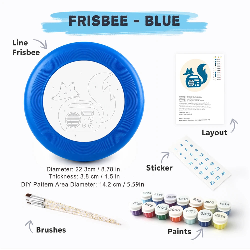 
Paint by Numbers - Frisbee | Fox and the Radio