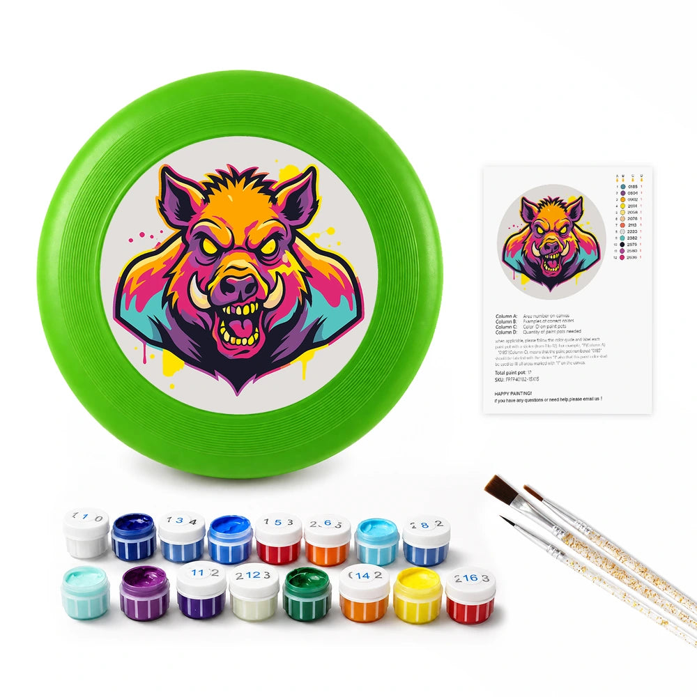 Paint by Numbers - Frisbee | Graffiti Boar