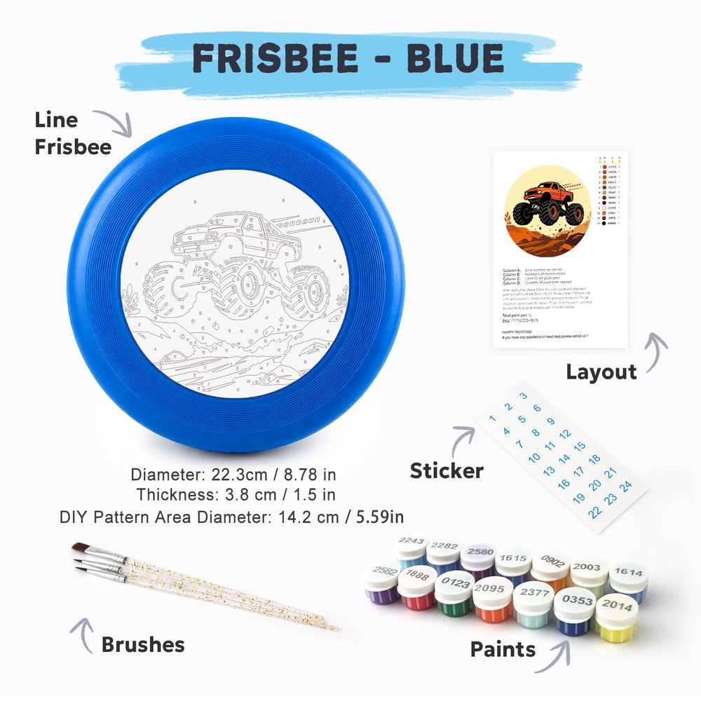 
Paint by Numbers - Frisbee | Monster Truck