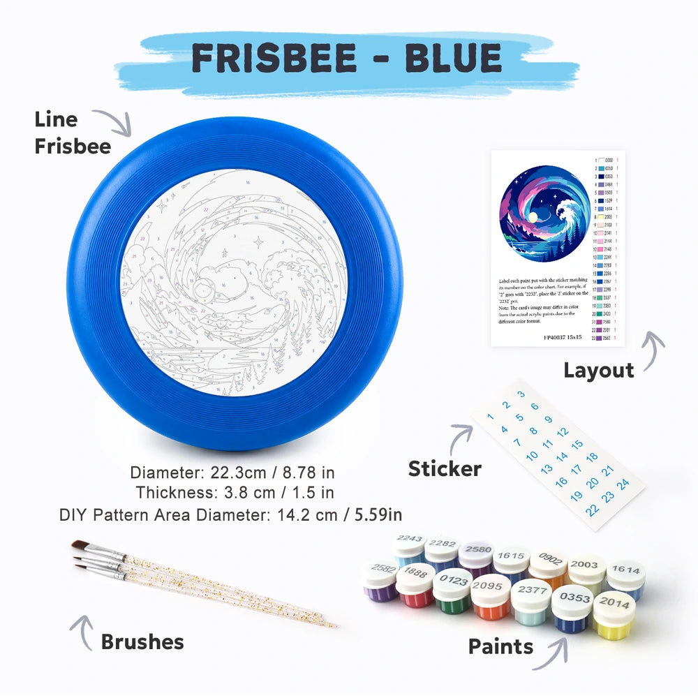 
Paint by Numbers - Frisbee | Moonlit Wave
