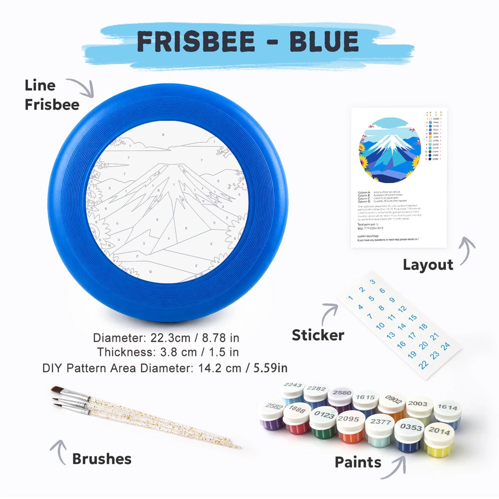 Paint by Numbers - Frisbee | Mount Fuji in Bloom