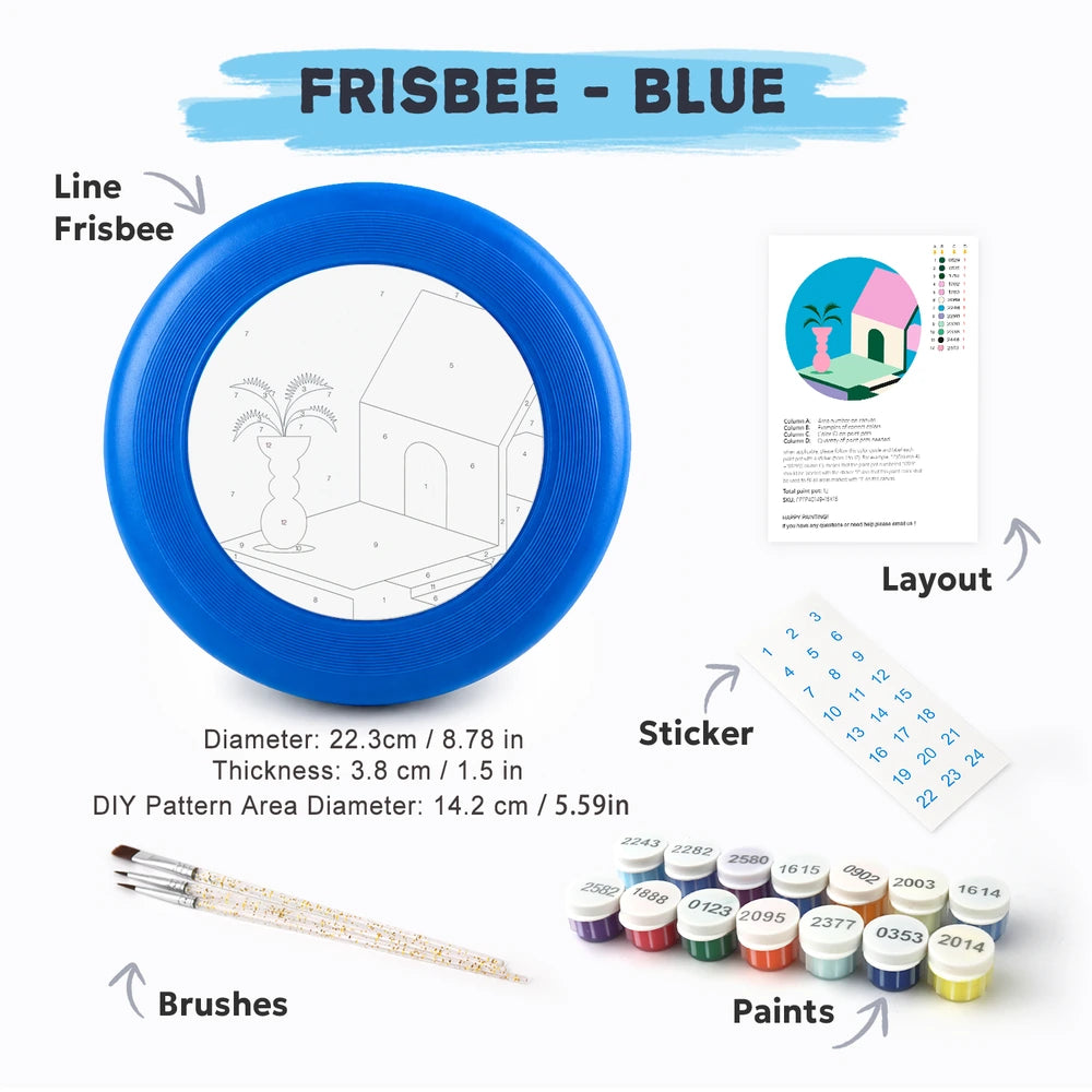 Paint by Numbers - Frisbee | Pastel House