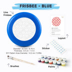 Paint by Numbers - Frisbee | Pink Wave Pattern