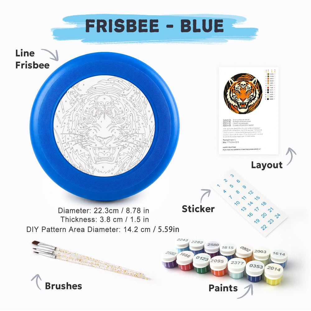 Paint by Numbers - Frisbee | Roaring Tiger