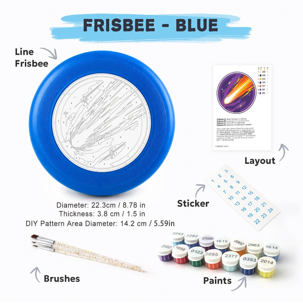 Paint by Numbers - Frisbee | Shooting Comet