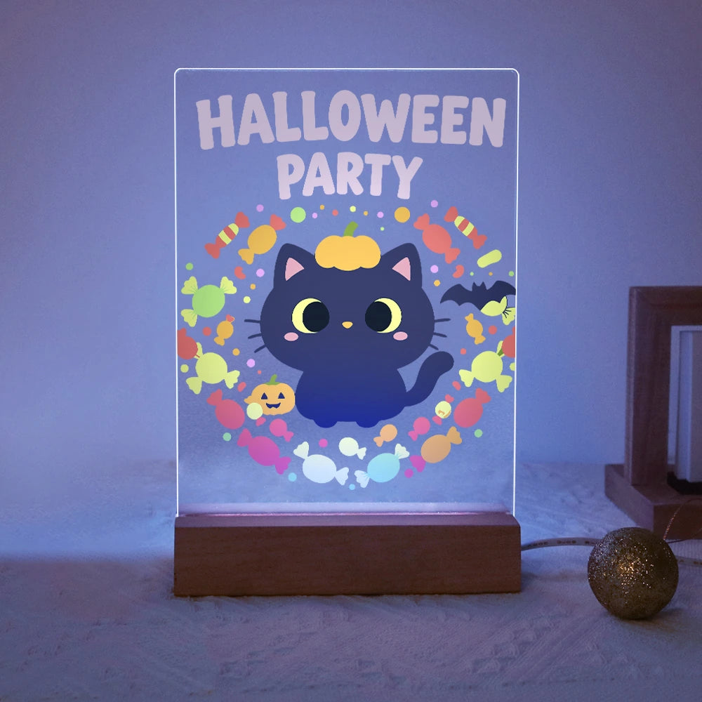 
Paint by Numbers - Halloween Light | Halloween Party Kitten
