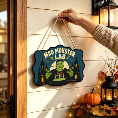 Paint by Numbers - Wooden Door Hanger | Mad Monster Lab