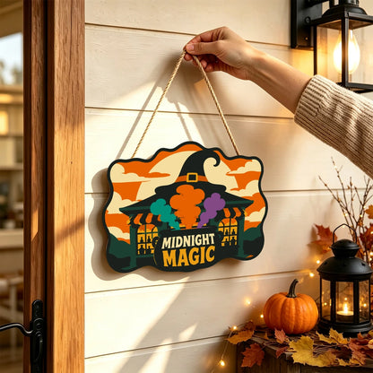 Paint by Numbers - Wooden Door Hanger | Midnight Magic