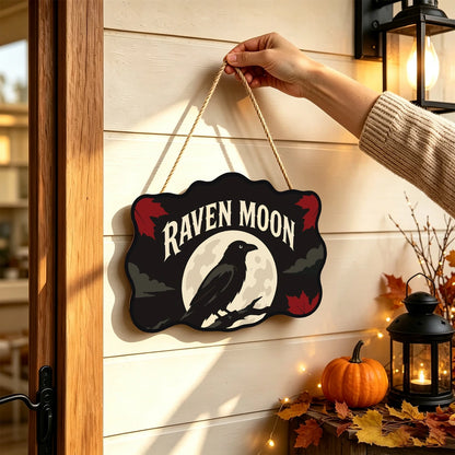 Paint by Numbers - Wooden Door Hanger | Raven Moon
