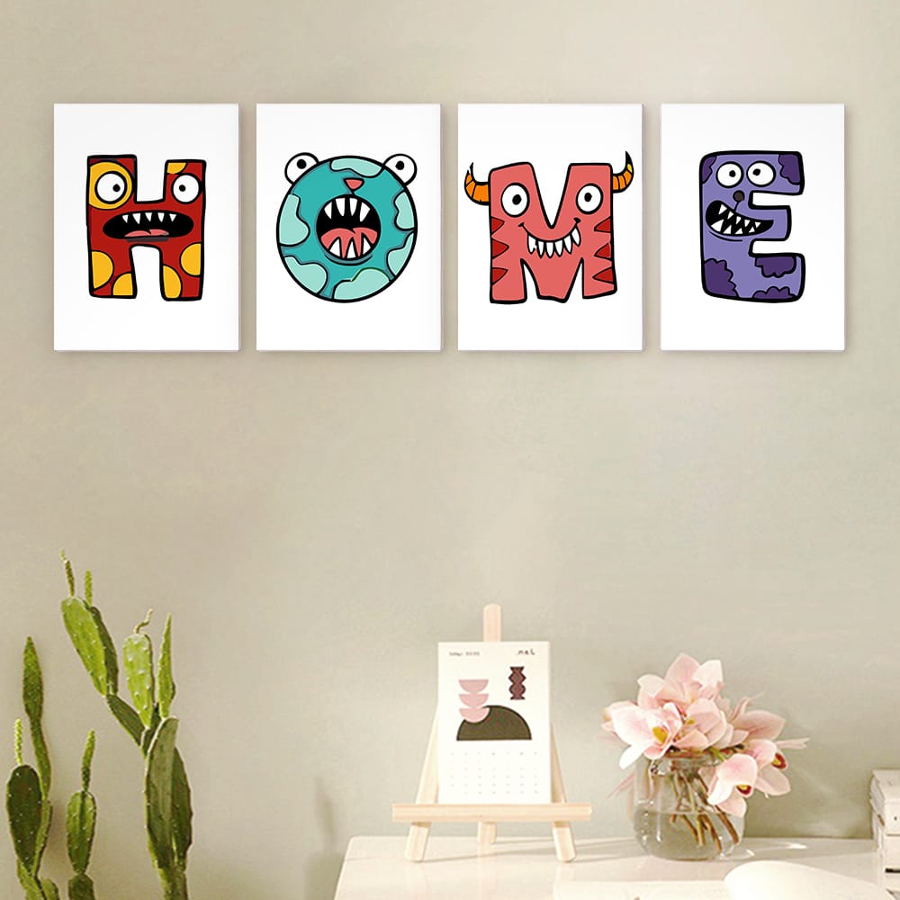
Paint by Numbers – Alphabet Painting Kit | A to Z Monster Letters