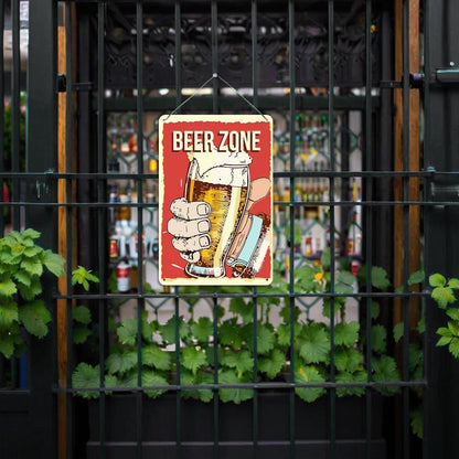 Paint by Numbers – Vintage Metal Bar Art | Beer Zone