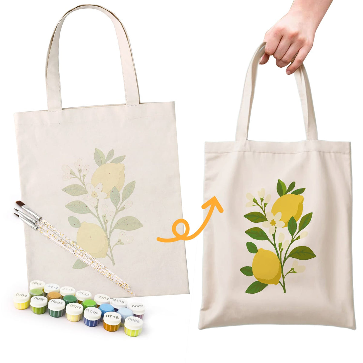 
Paint by Numbers – DIY Bag | Lemon Zest