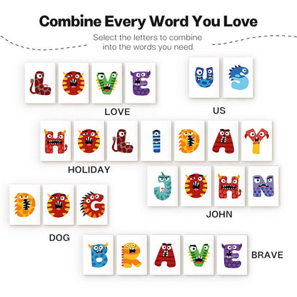 Paint by Numbers – Alphabet Painting Kit | Bold & Colorful Monsters A–Z
