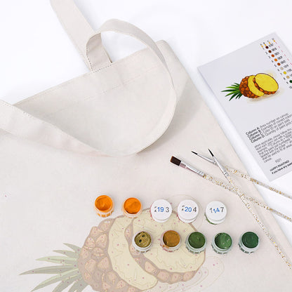 Paint by Numbers - DIY Totebag | Pineapple Twist