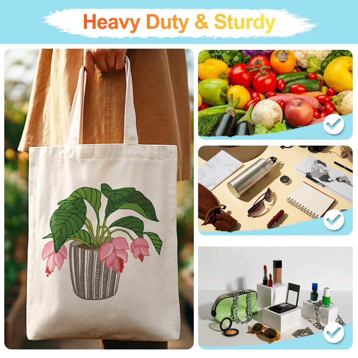 Paint by Numbers – DIY Totebag | Pink Bellflower