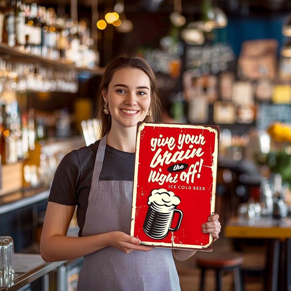 Paint by Numbers – Vintage Metal Bar Art | Give Your Brain the Night Off