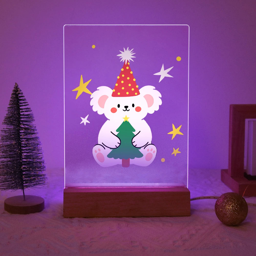 Paint by Numbers - Christmas Light | Koala Hugging a Little Tree