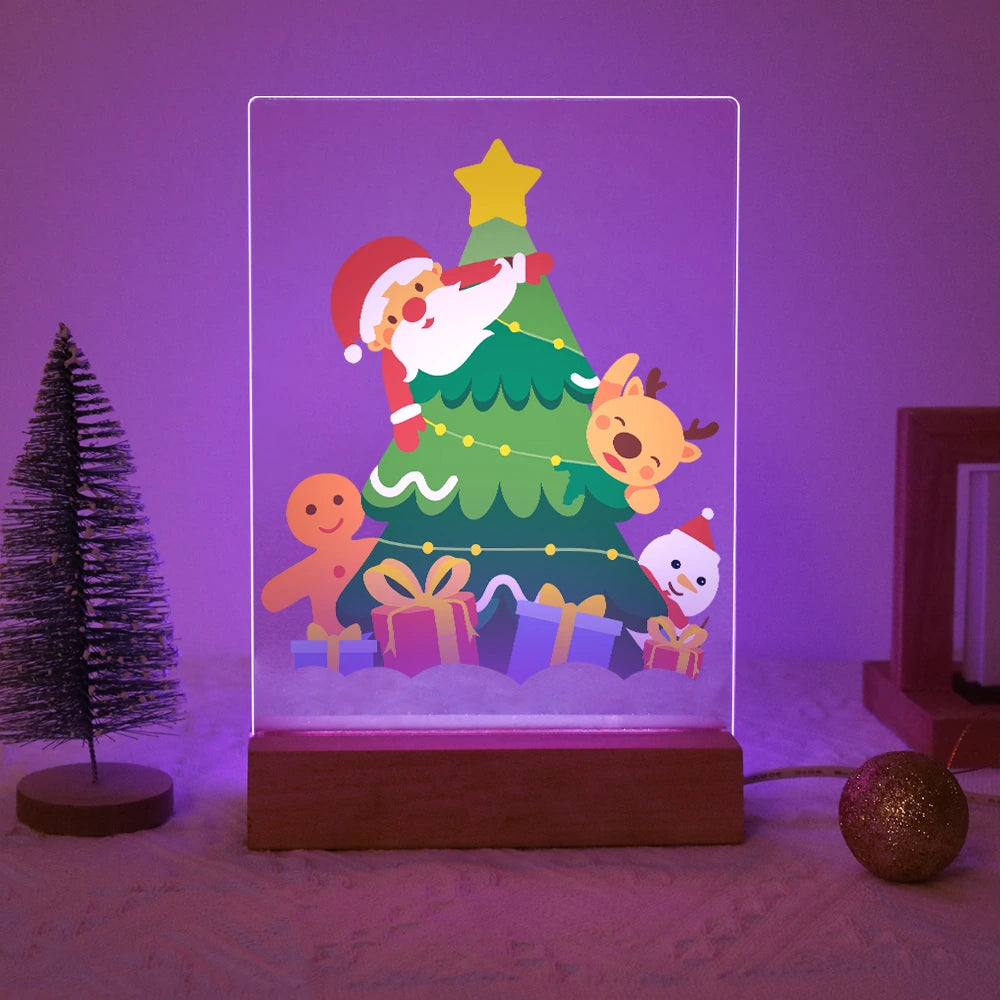 
Paint by Numbers - Christmas Light | Santa Duck Trimming the Tree