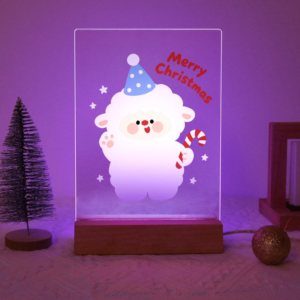 
Paint by Numbers - Christmas Light | Sheep with Candy Cane