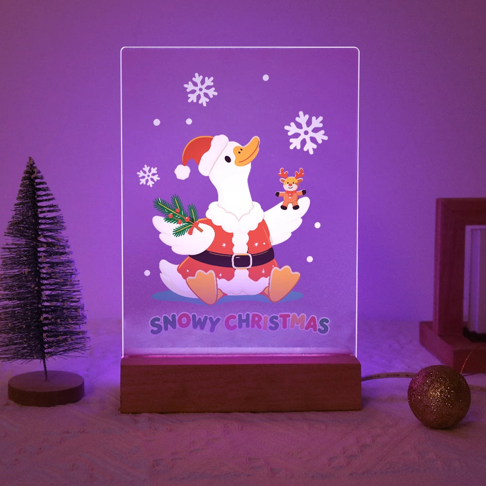 
Paint by Numbers - Christmas Light | Snowy Christmas Duck