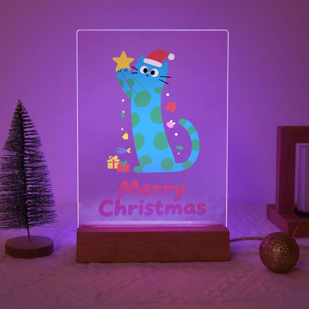 
Paint by Numbers - Christmas Light | Spotted Cat with a Star