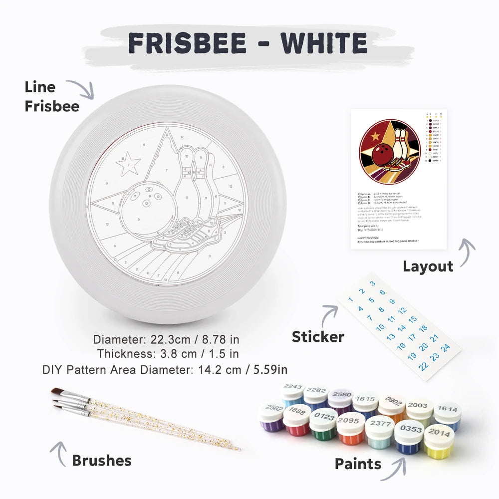 Paint by Numbers - Frisbee | Bowling Strike