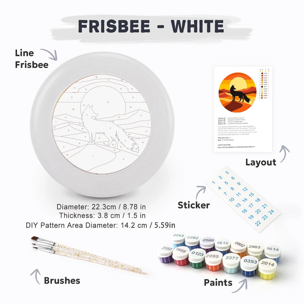 Paint by Numbers - Frisbee | Coyote in the Desert