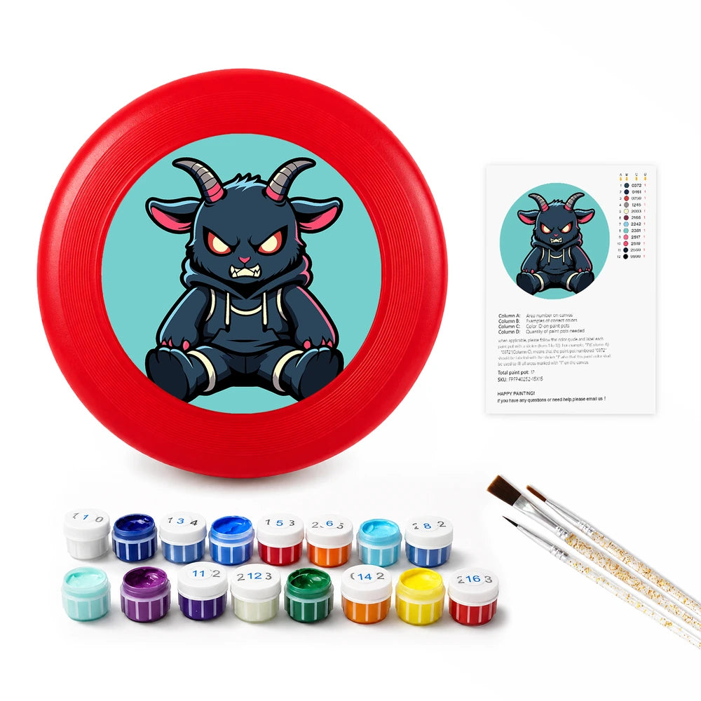 
Paint by Numbers - Frisbee | Dark Goat Character