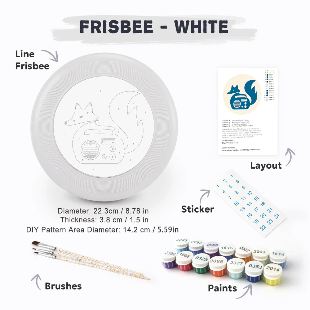 
Paint by Numbers - Frisbee | Fox and the Radio