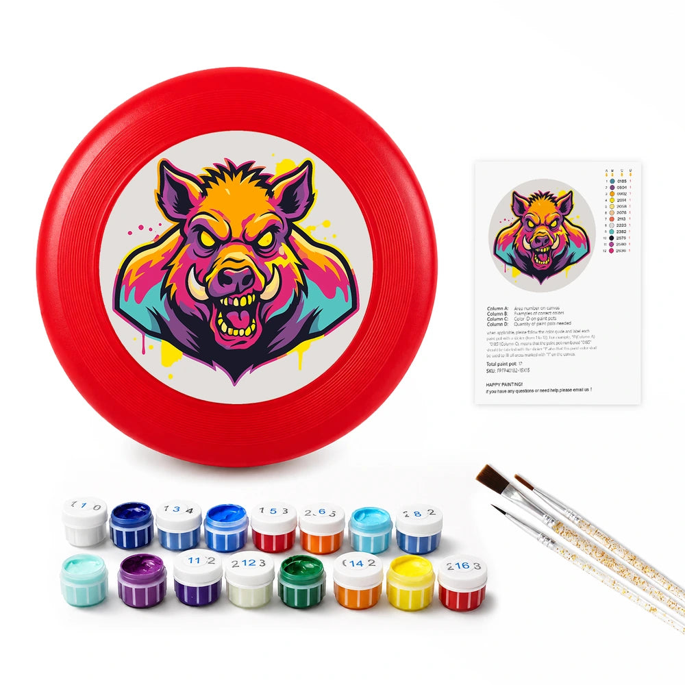 Paint by Numbers - Frisbee | Graffiti Boar