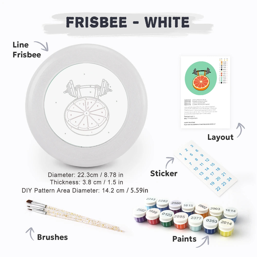 Paint by Numbers - Frisbee | Grapefruit Workout