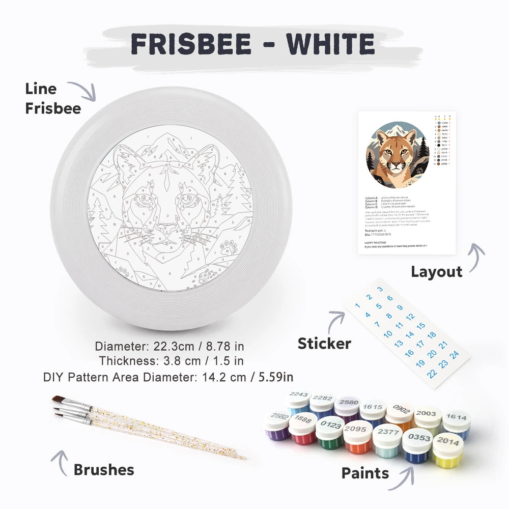 
Paint by Numbers - Frisbee | Mountain Cougar