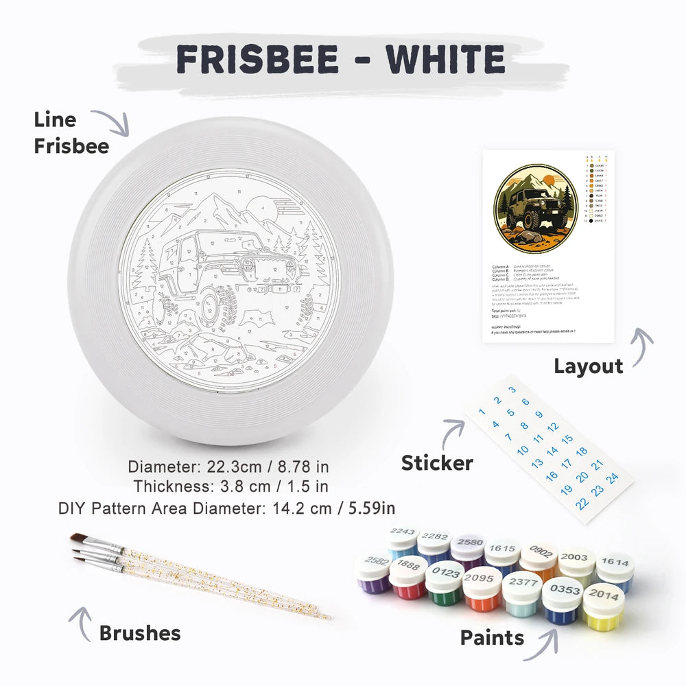 Paint by Numbers - Frisbee | Off-Road Adventure