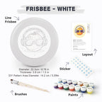Paint by Numbers - Frisbee | Orange with Headphones