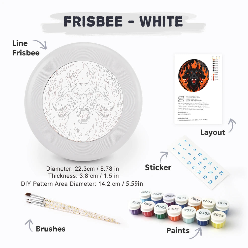 
Paint by Numbers - Frisbee | Panther in Flames