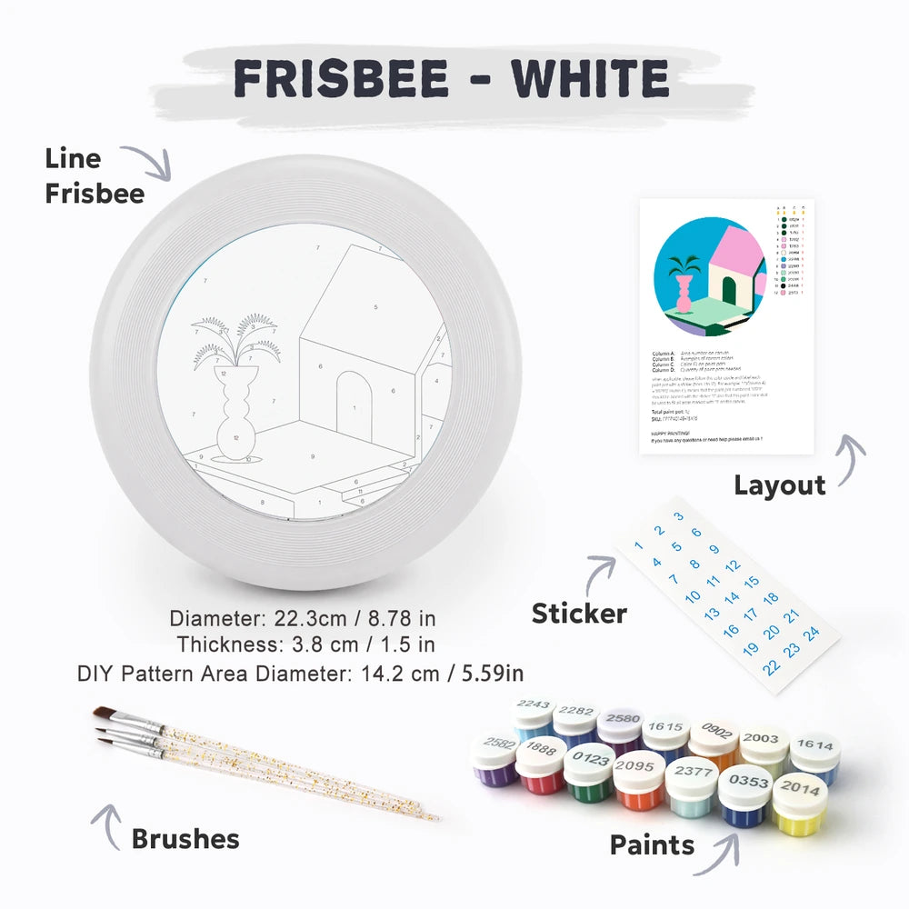 Paint by Numbers - Frisbee | Pastel House