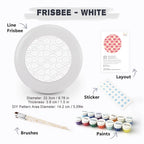 Paint by Numbers - Frisbee | Pink Wave Pattern