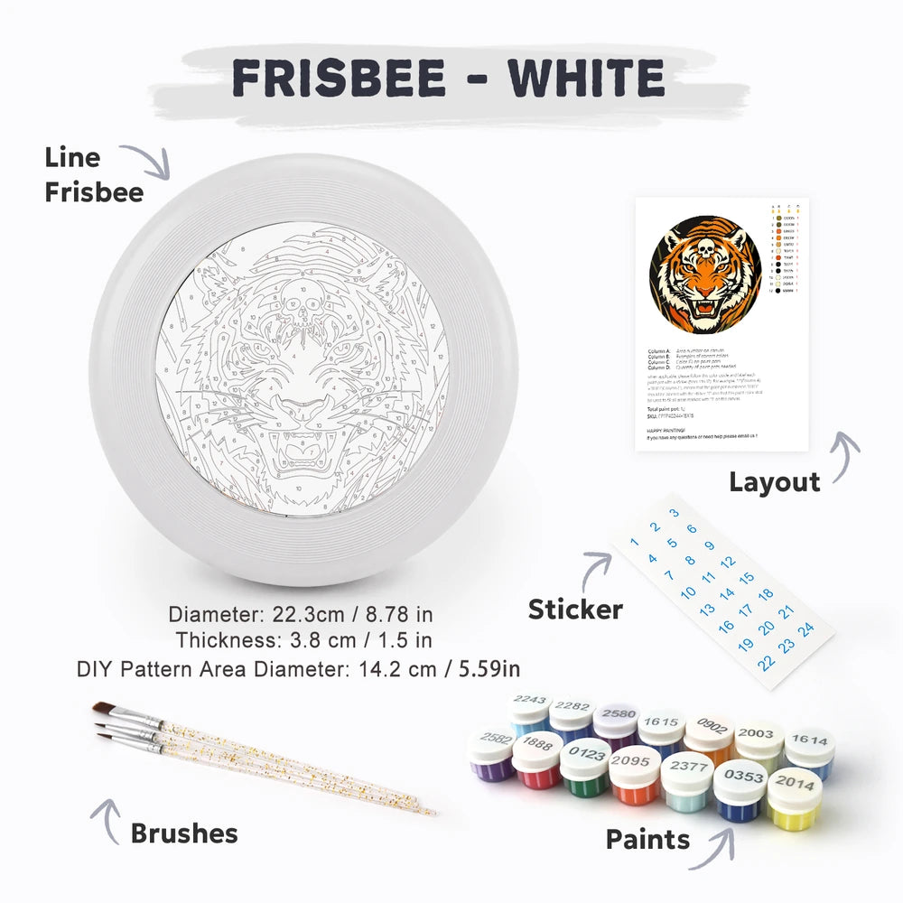 
Paint by Numbers - Frisbee | Roaring Tiger