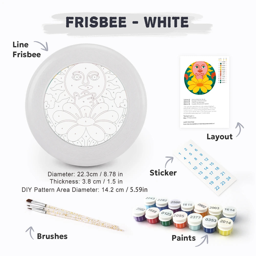 
Paint by Numbers - Frisbee | Sun and Moon in Bloom