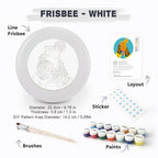 Paint by Numbers - Frisbee | Tiger with a Cocktail