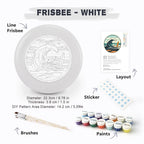Paint by Numbers - Frisbee | Wave and Surfboard