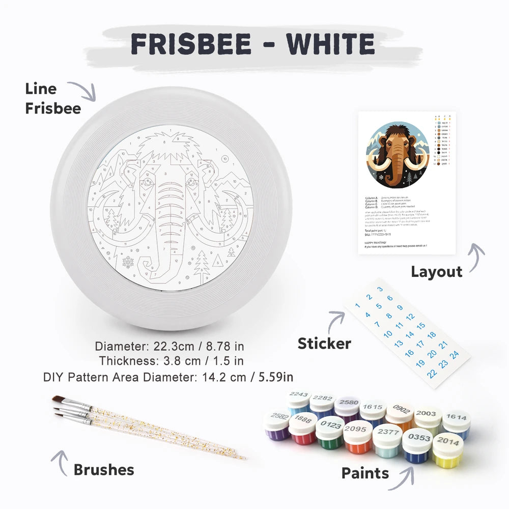 
Paint by Numbers - Frisbee | Woolly Mammoth
